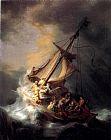 Rembrandt - Christ In The Storm painting